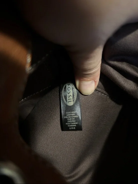 Fossil “Ridge” Leather Backpack - Picture 10 of 11